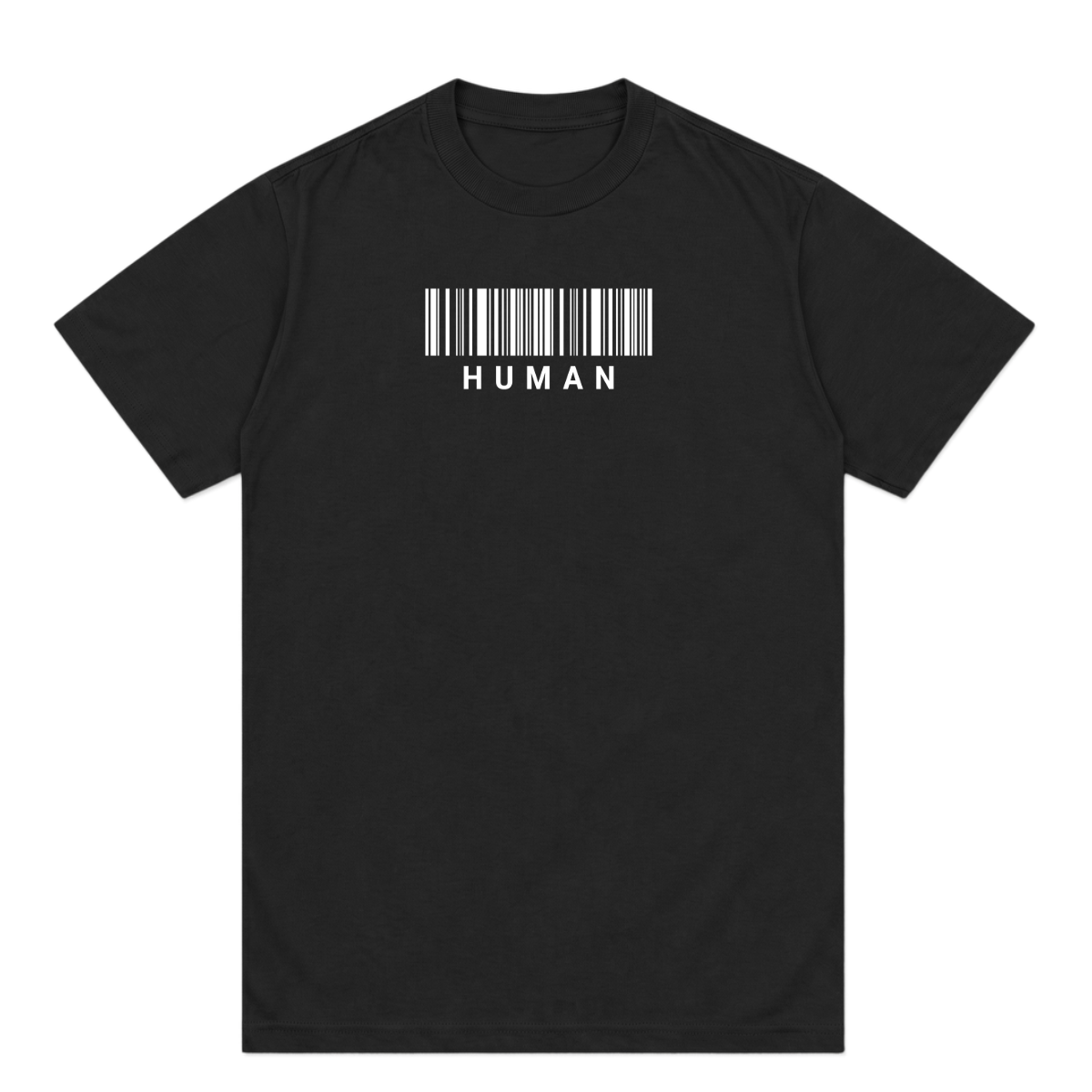 human barcode tee
