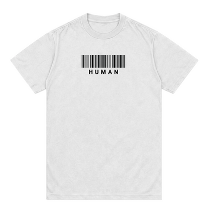 human barcode tee