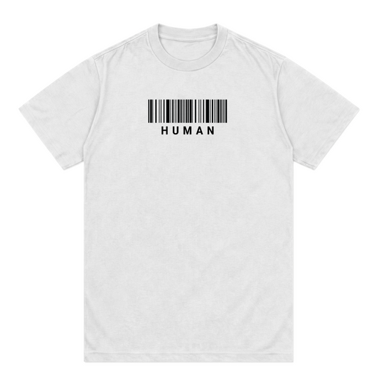 human barcode tee